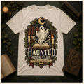 Haunted Book Club Hoodie, Gothic Reader Graphic Sweatshirt
