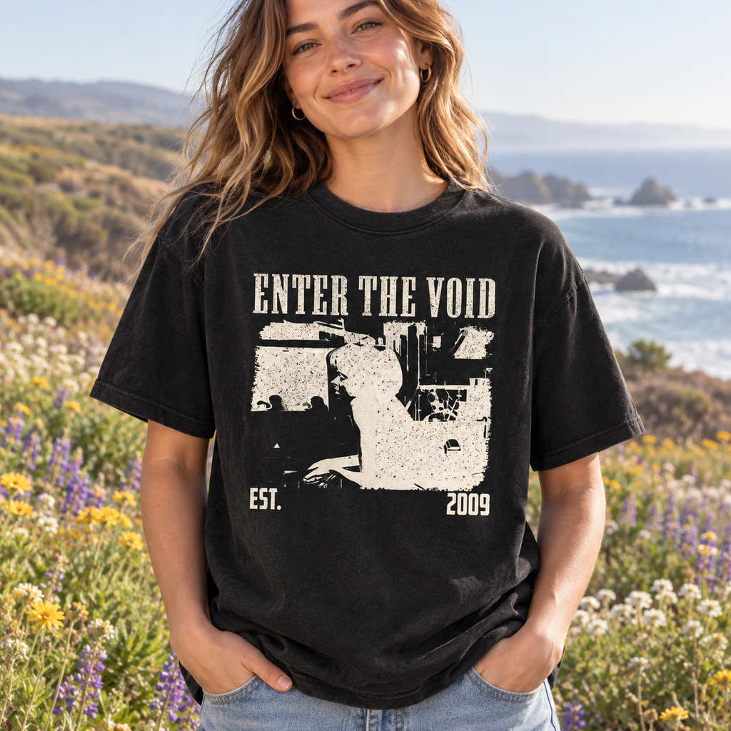 Enter the Void Movie T-Shirt, Retro Psychedelic Film Graphic Tee
