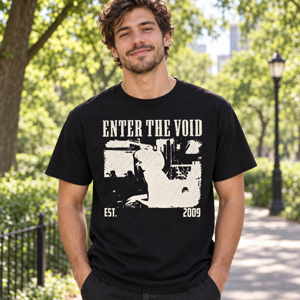 Enter the Void Movie T-Shirt, Retro Psychedelic Film Graphic Tee