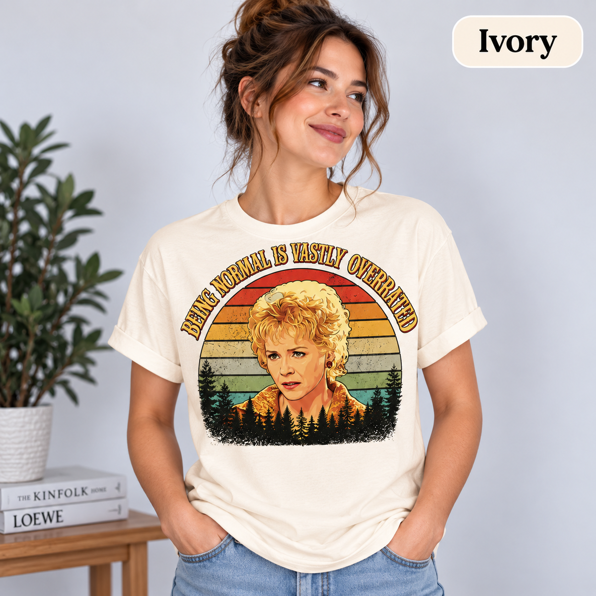 Aggie Cromwell Being Normal Is Vastly Overrated Vintage T-Shirt , Halloweentown Movie Quote Graphic Tee