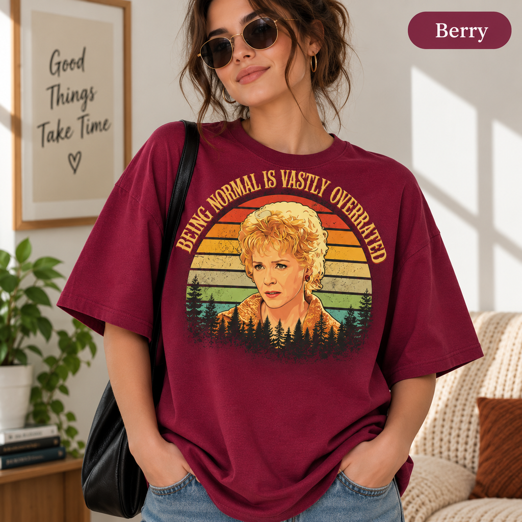 Aggie Cromwell Being Normal Is Vastly Overrated Vintage T-Shirt , Halloweentown Movie Quote Graphic Tee