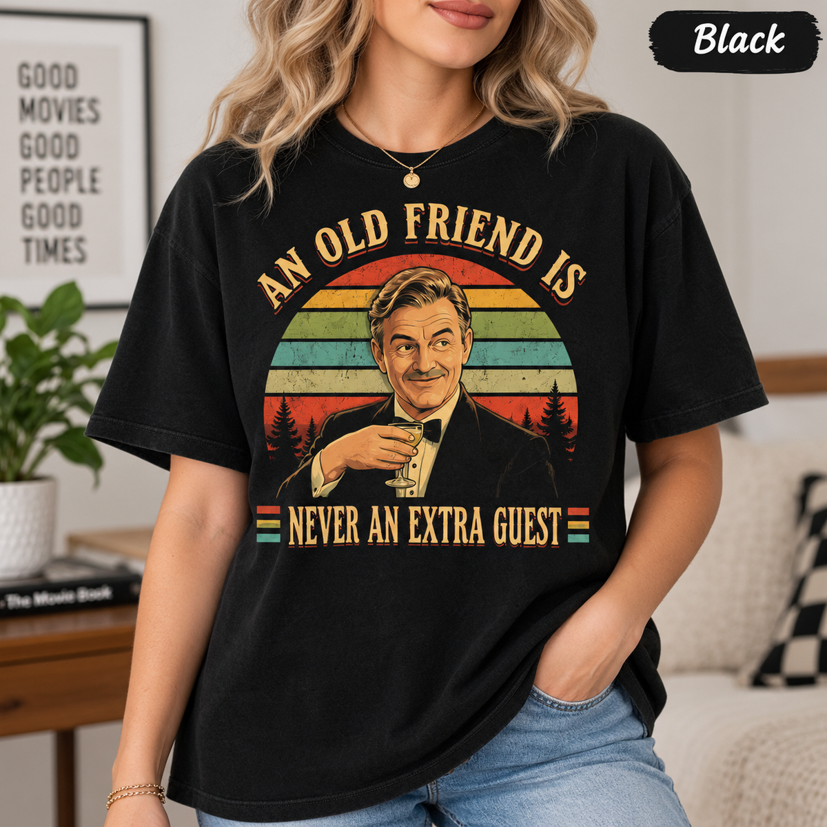 Alexander Sebastian "An Old Friend Is Never an Extra Guest" Vintage T-Shirt