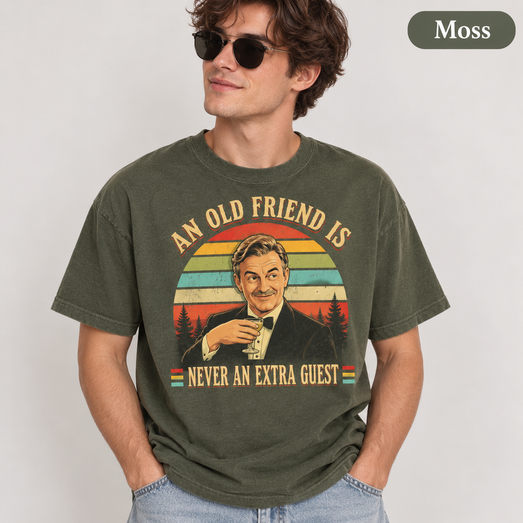 Alexander Sebastian "An Old Friend Is Never an Extra Guest" Vintage T-Shirt