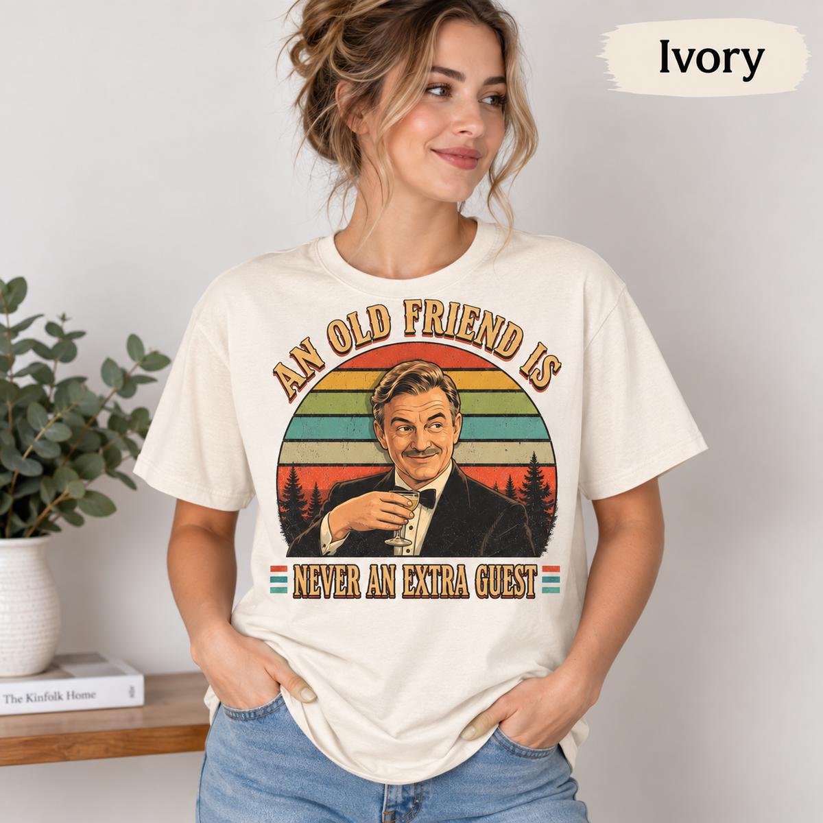 Alexander Sebastian "An Old Friend Is Never an Extra Guest" Vintage T-Shirt