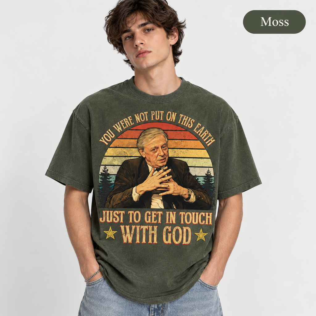 Anthony Burgess "You Were Not Put On This Earth Just To Get In Touch With God" Vintage T-Shirt