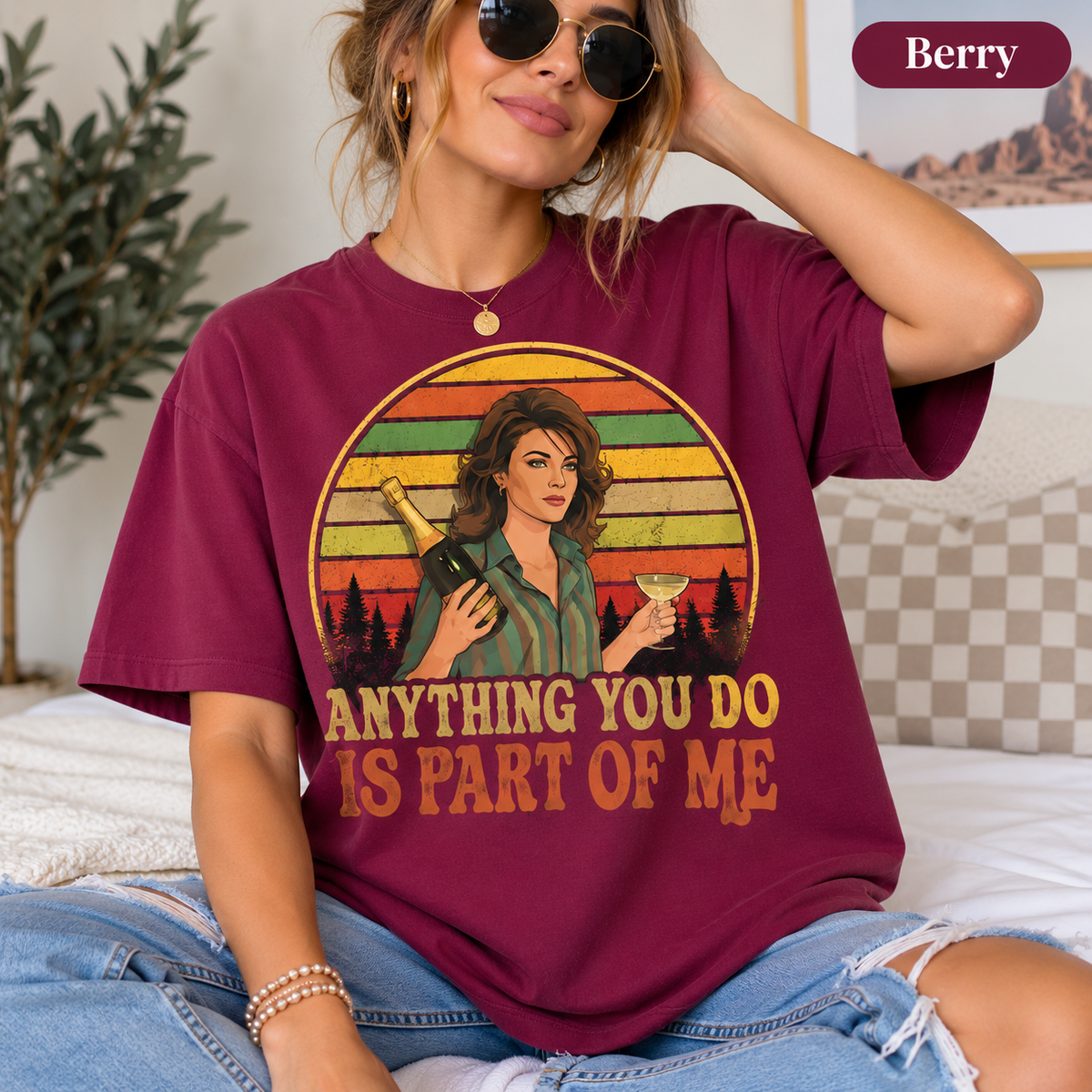Anything You Do Is Part Of Me Vintage T-Shirt, Retro Movie Quote Graphic Tee