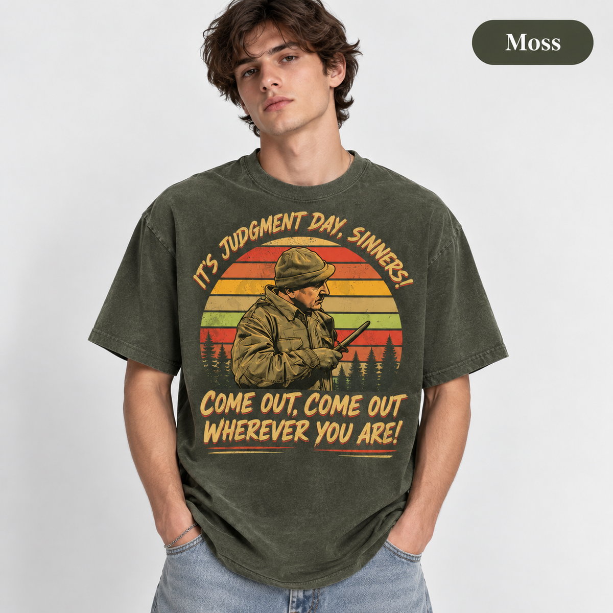 Archer J. Maggott "It's Judgment Day, Sinners! Come Out, Come Out, Wherever You Are!" Vintage T-Shirt