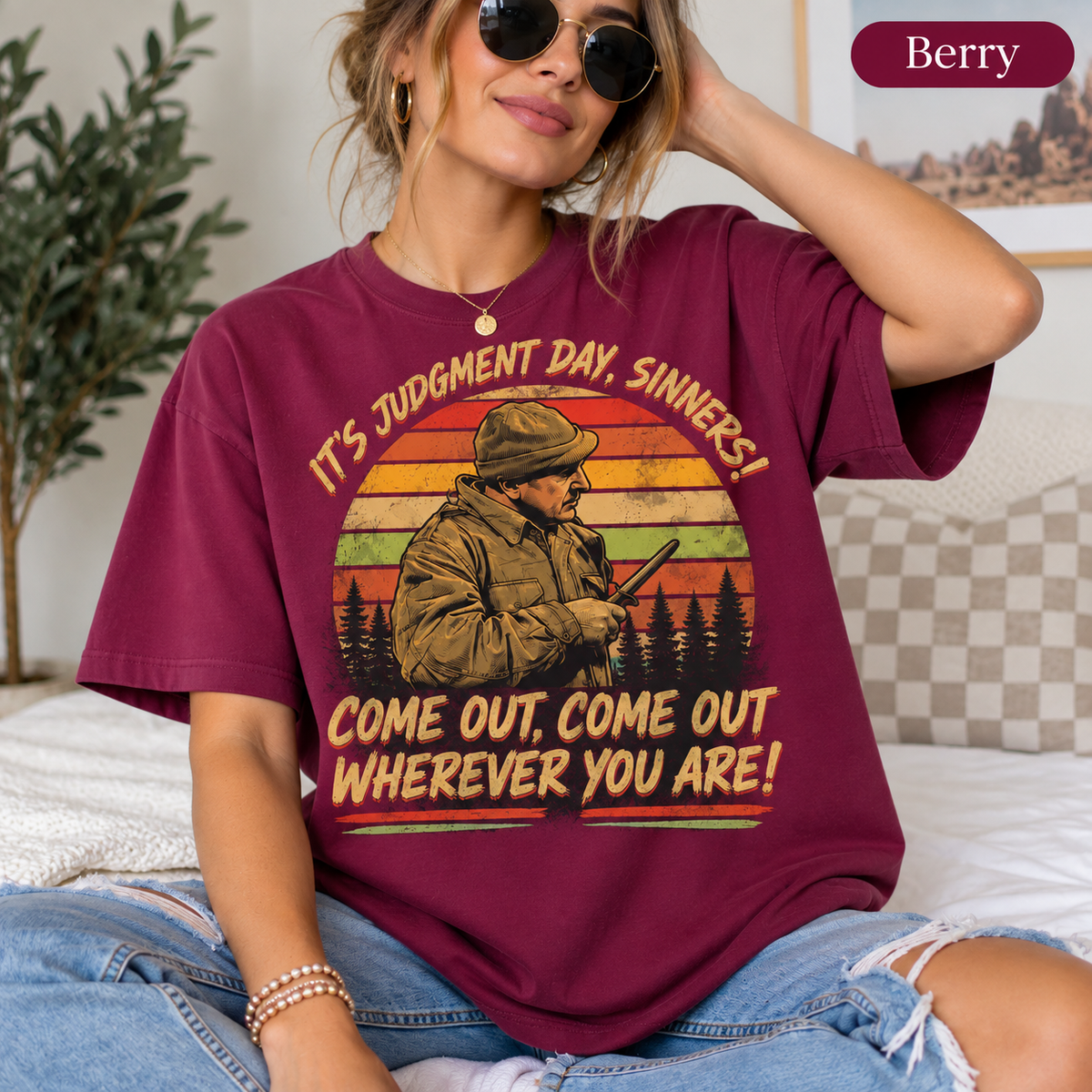 Archer J. Maggott "It's Judgment Day, Sinners! Come Out, Come Out, Wherever You Are!" Vintage T-Shirt