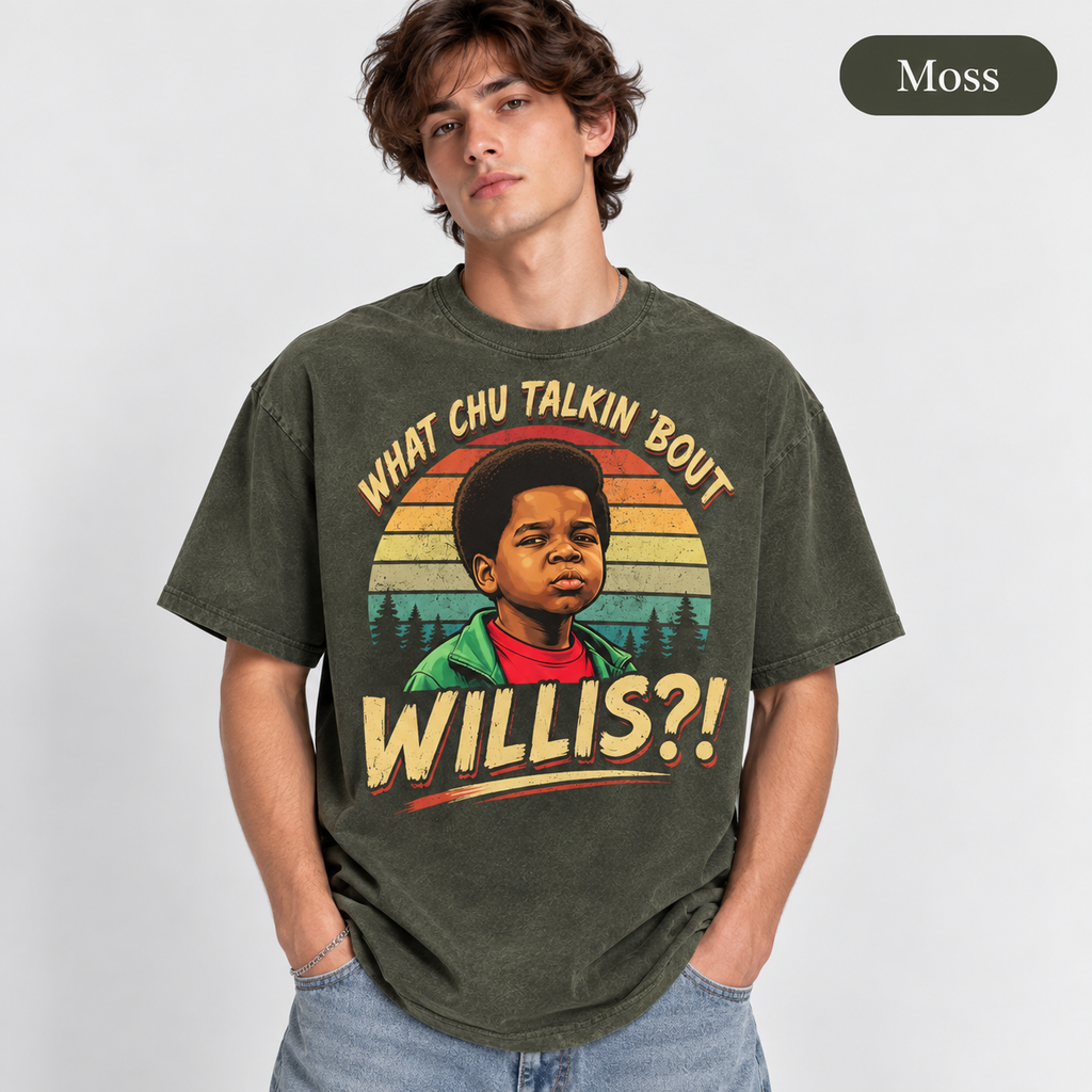 Arnold Jackson "Whatcha Talkin' Bout, Willis?!" Vintage T-Shirt, Retro TV Quote Graphic Tee