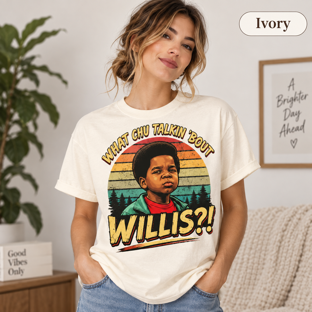 Arnold Jackson "Whatcha Talkin' Bout, Willis?!" Vintage T-Shirt, Retro TV Quote Graphic Tee