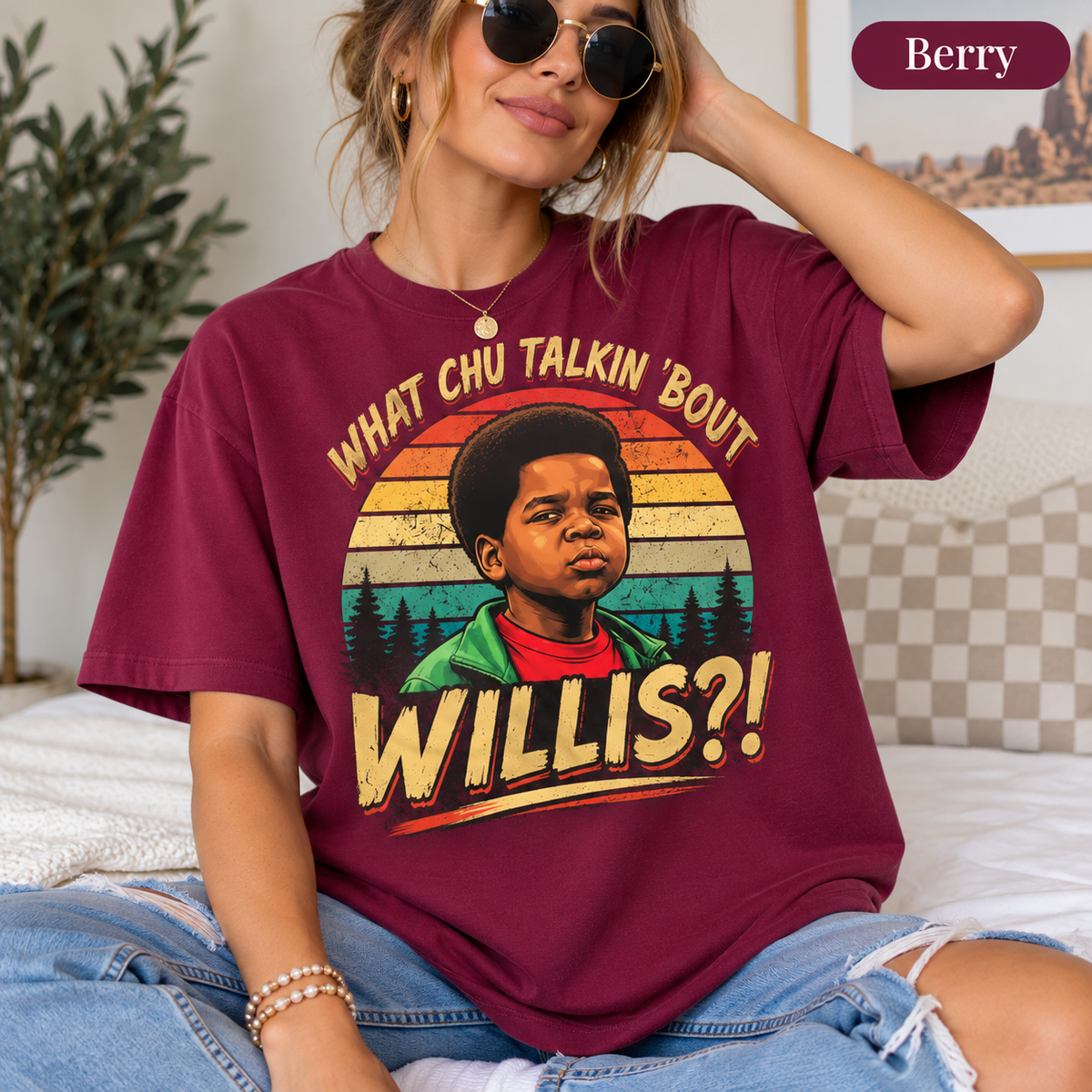Arnold Jackson "Whatcha Talkin' Bout, Willis?!" Vintage T-Shirt, Retro TV Quote Graphic Tee