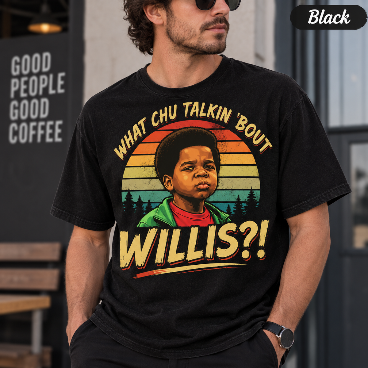Arnold Jackson "Whatcha Talkin' Bout, Willis?!" Vintage T-Shirt, Retro TV Quote Graphic Tee
