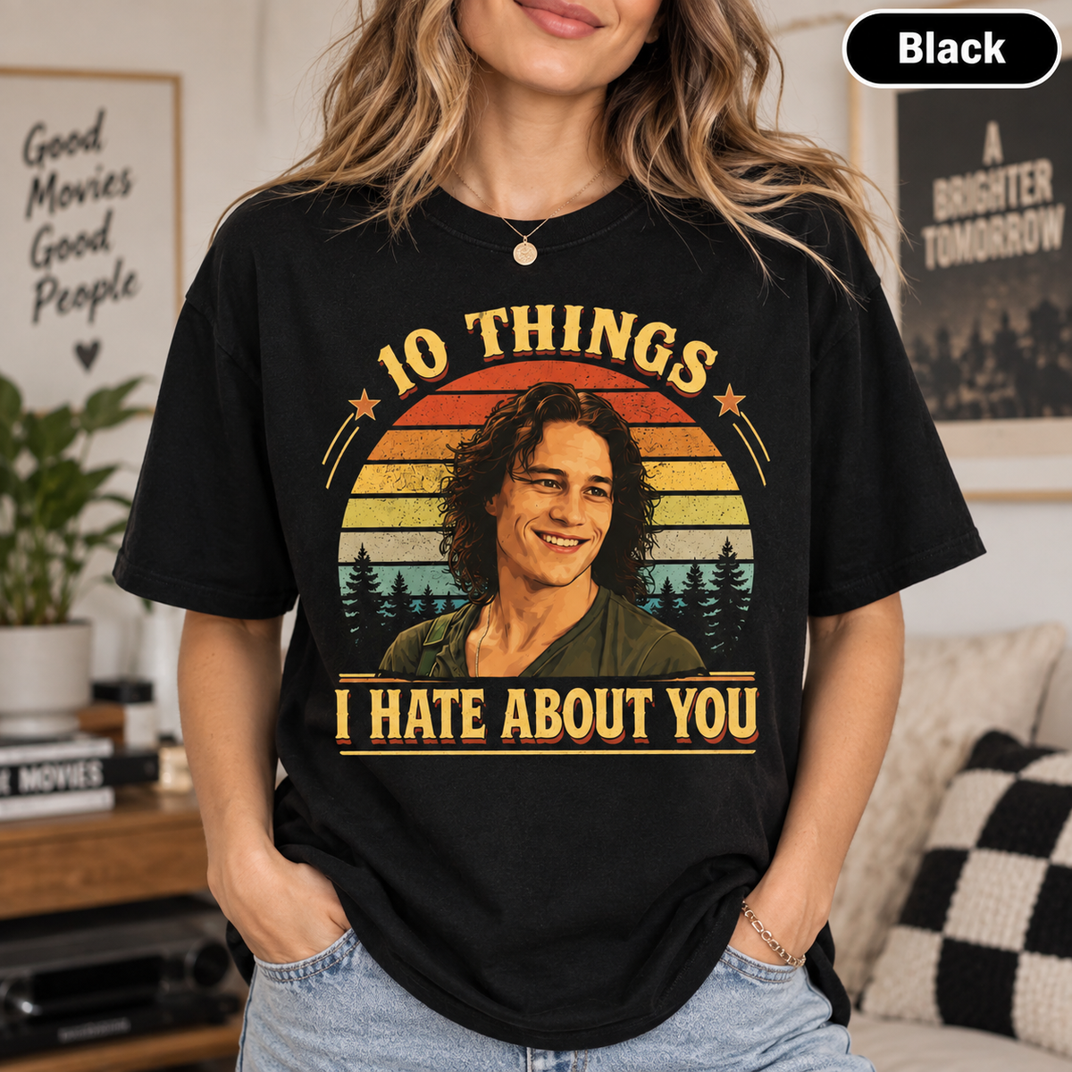 10 Things I Hate About You Shirt, Vintage 90s Movie Graphic T-Shirt