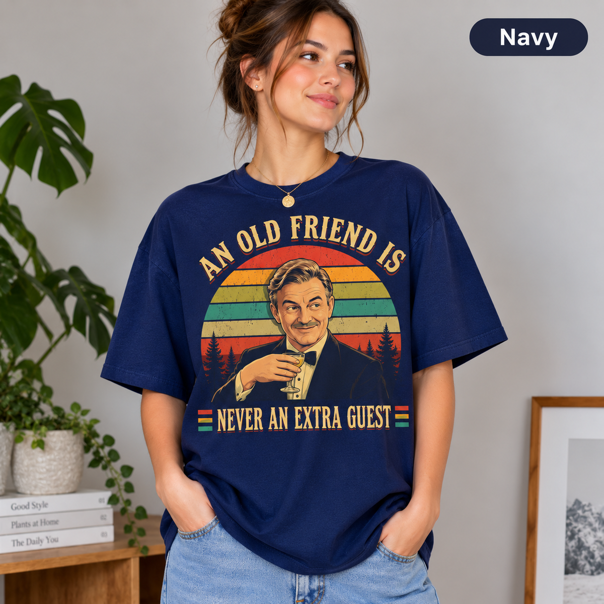 Alexander Sebastian "An Old Friend Is Never an Extra Guest" Vintage T-Shirt
