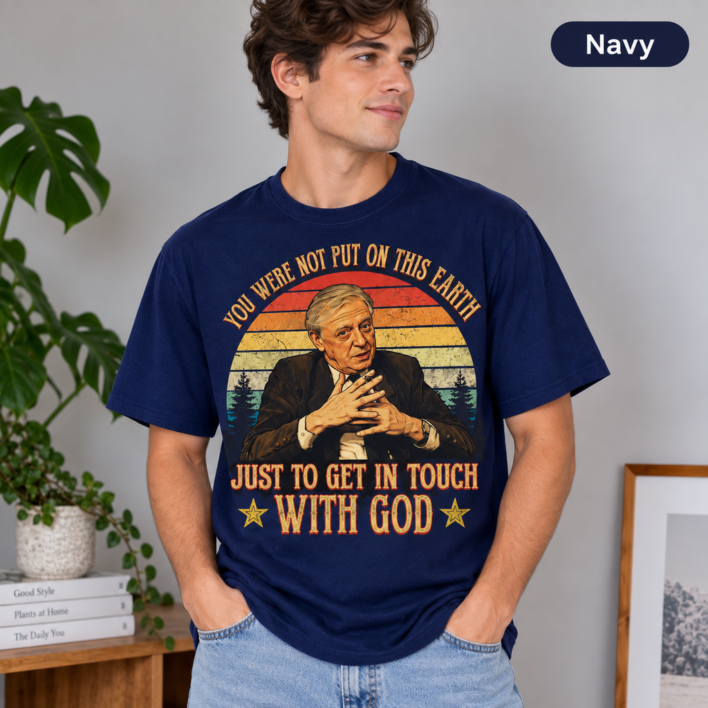 Anthony Burgess "You Were Not Put On This Earth Just To Get In Touch With God" Vintage T-Shirt