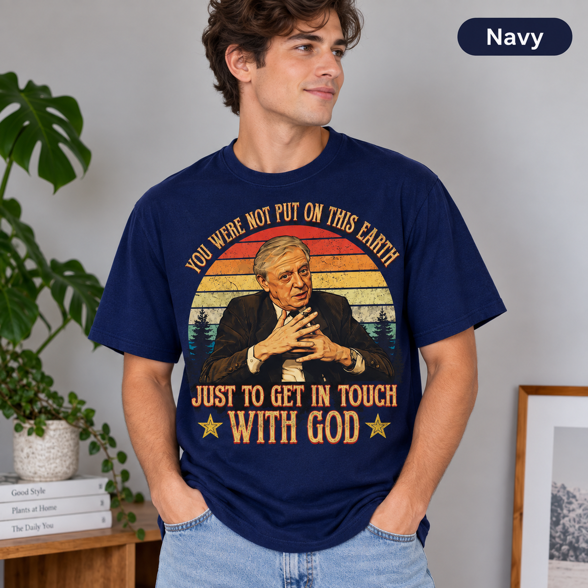 Anthony Burgess "You Were Not Put On This Earth Just To Get In Touch With God" Vintage T-Shirt