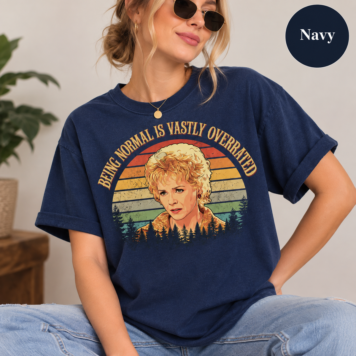 Aggie Cromwell Being Normal Is Vastly Overrated Vintage T-Shirt , Halloweentown Movie Quote Graphic Tee