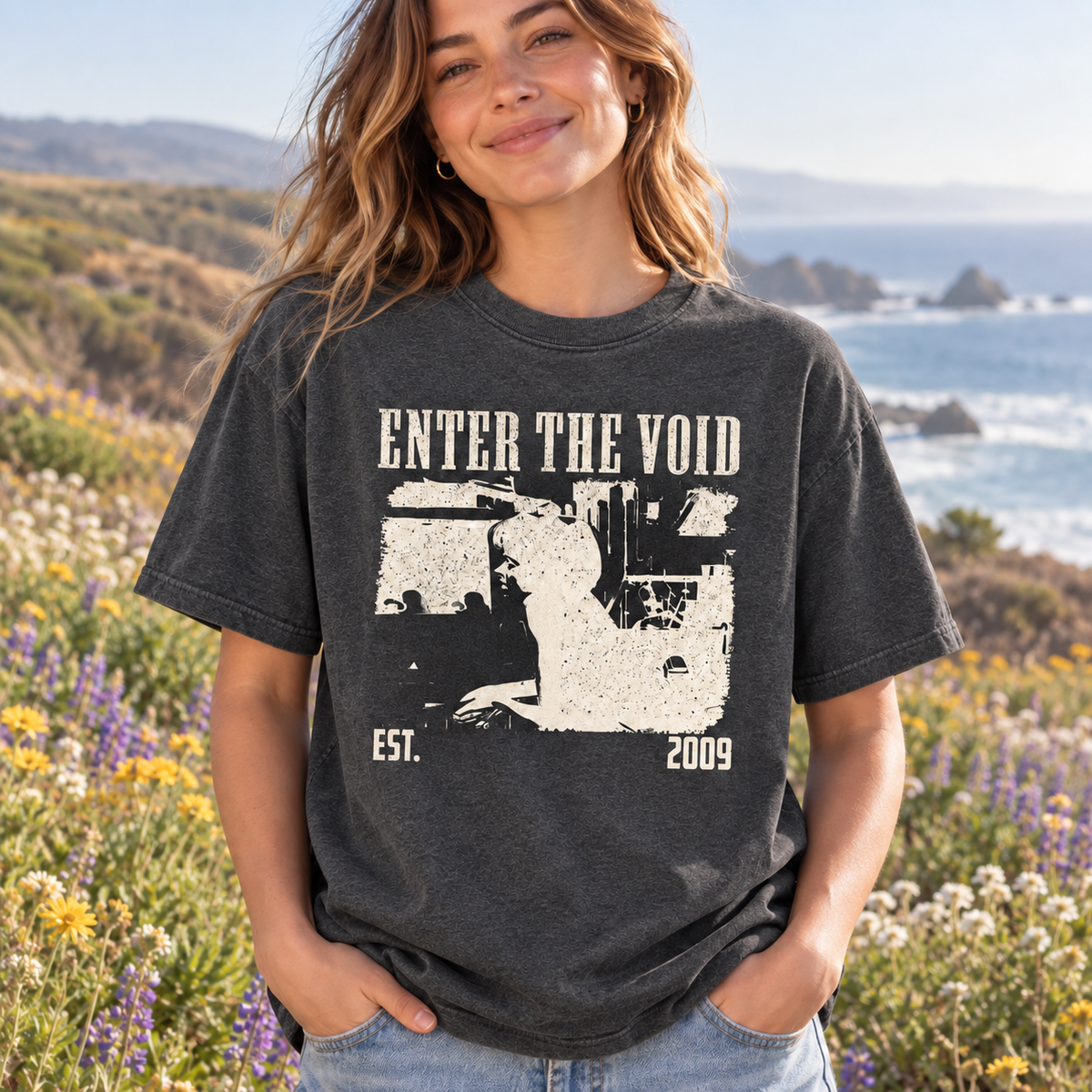 Enter the Void Movie T-Shirt, Retro Psychedelic Film Graphic Tee