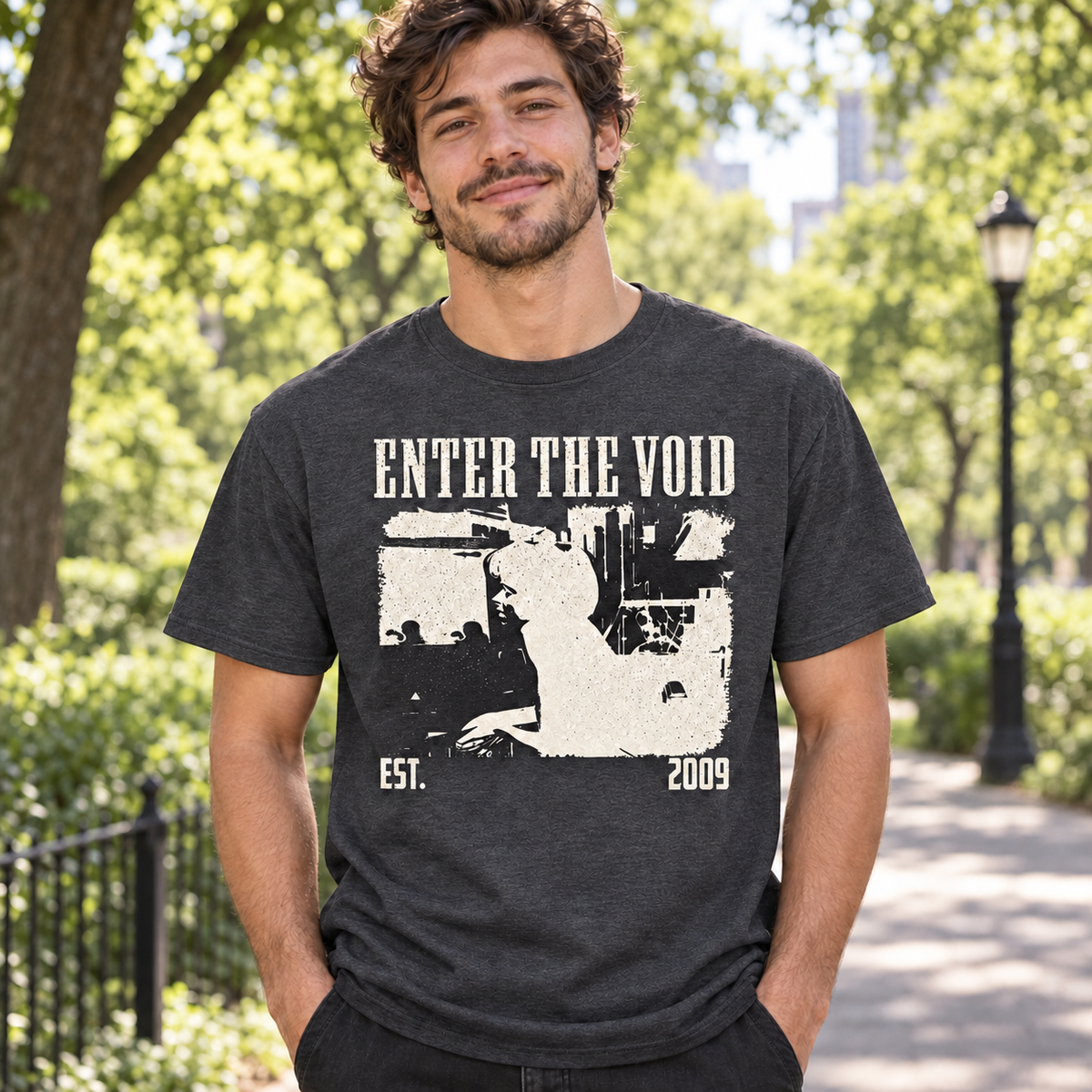 Enter the Void Movie T-Shirt, Retro Psychedelic Film Graphic Tee