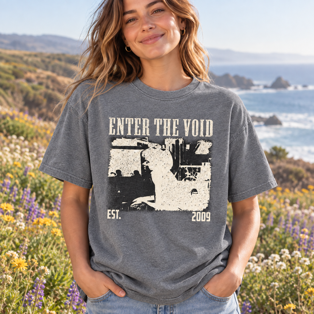 Enter the Void Movie T-Shirt, Retro Psychedelic Film Graphic Tee