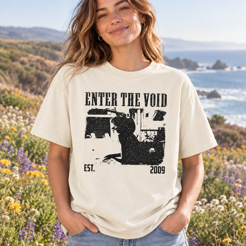 Enter the Void Movie T-Shirt, Retro Psychedelic Film Graphic Tee
