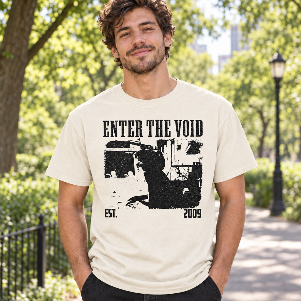 Enter the Void Movie T-Shirt, Retro Psychedelic Film Graphic Tee