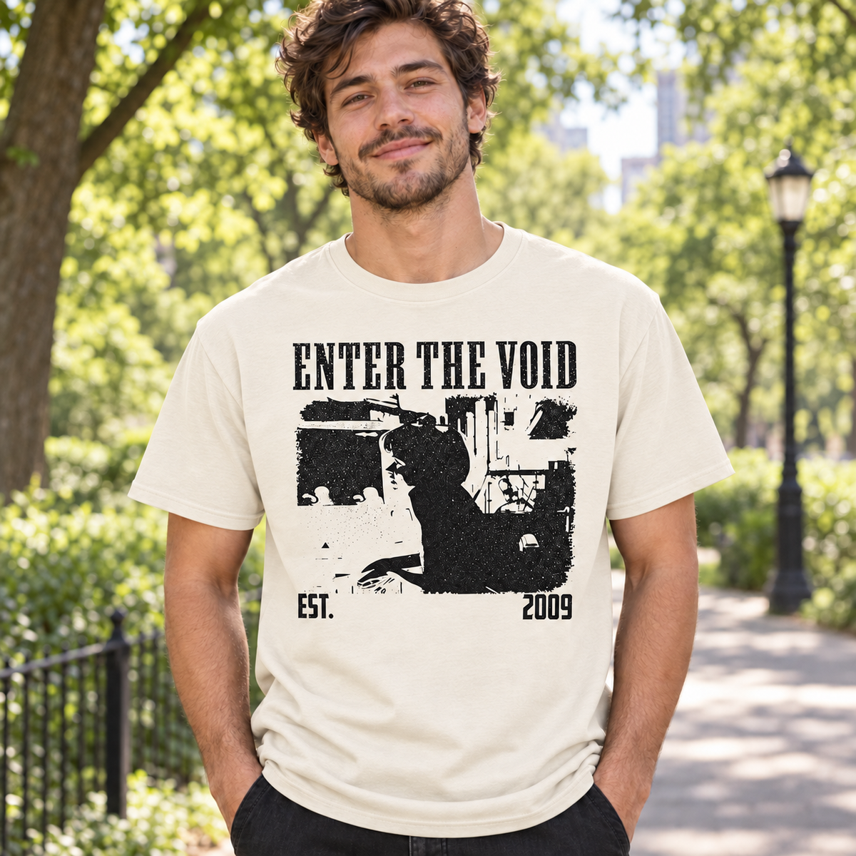 Enter the Void Movie T-Shirt, Retro Psychedelic Film Graphic Tee