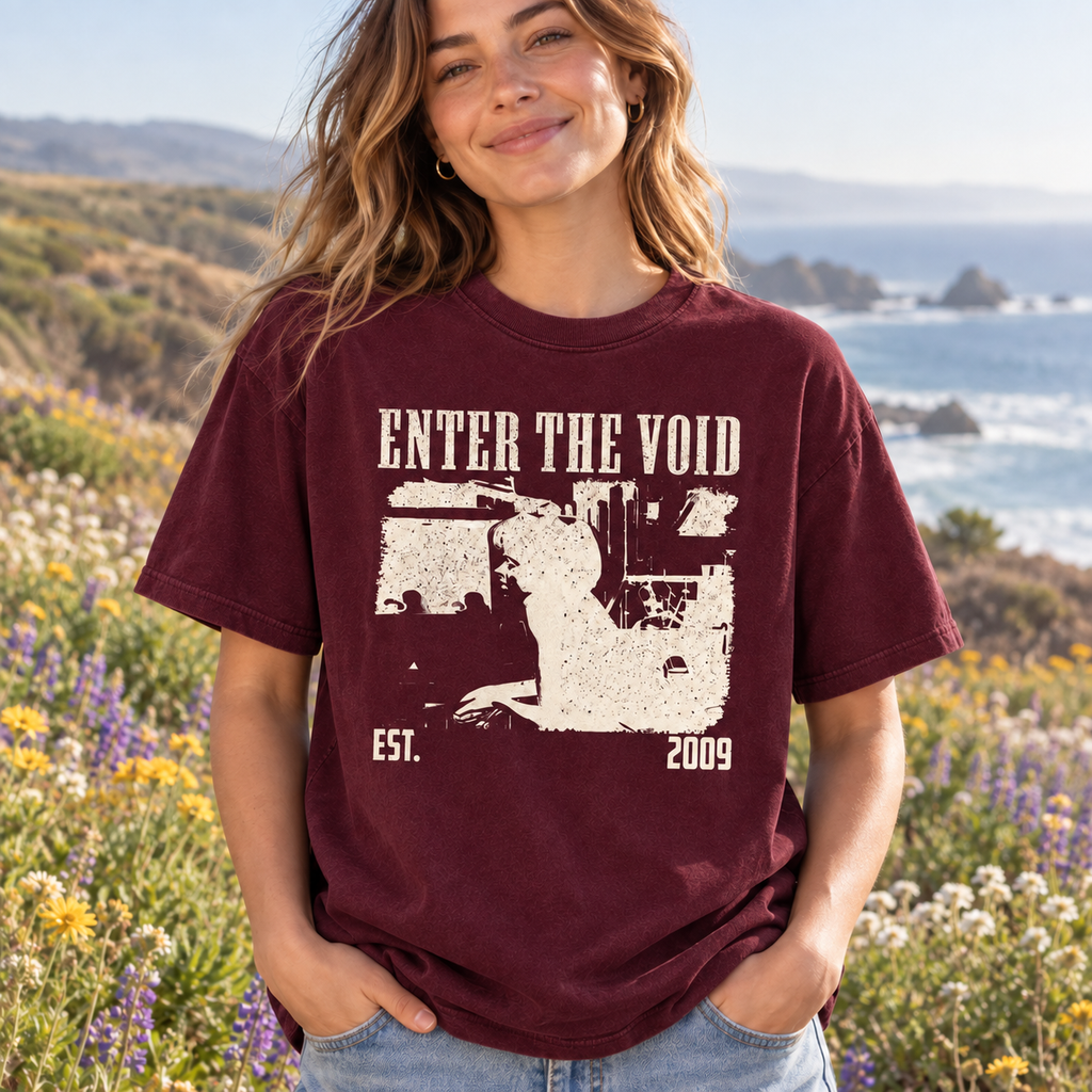 Enter the Void Movie T-Shirt, Retro Psychedelic Film Graphic Tee