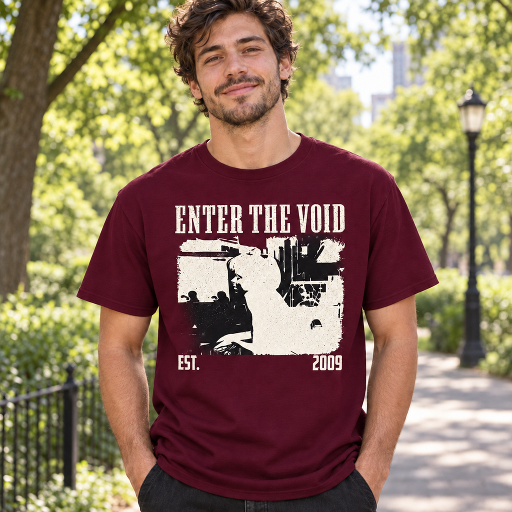 Enter the Void Movie T-Shirt, Retro Psychedelic Film Graphic Tee