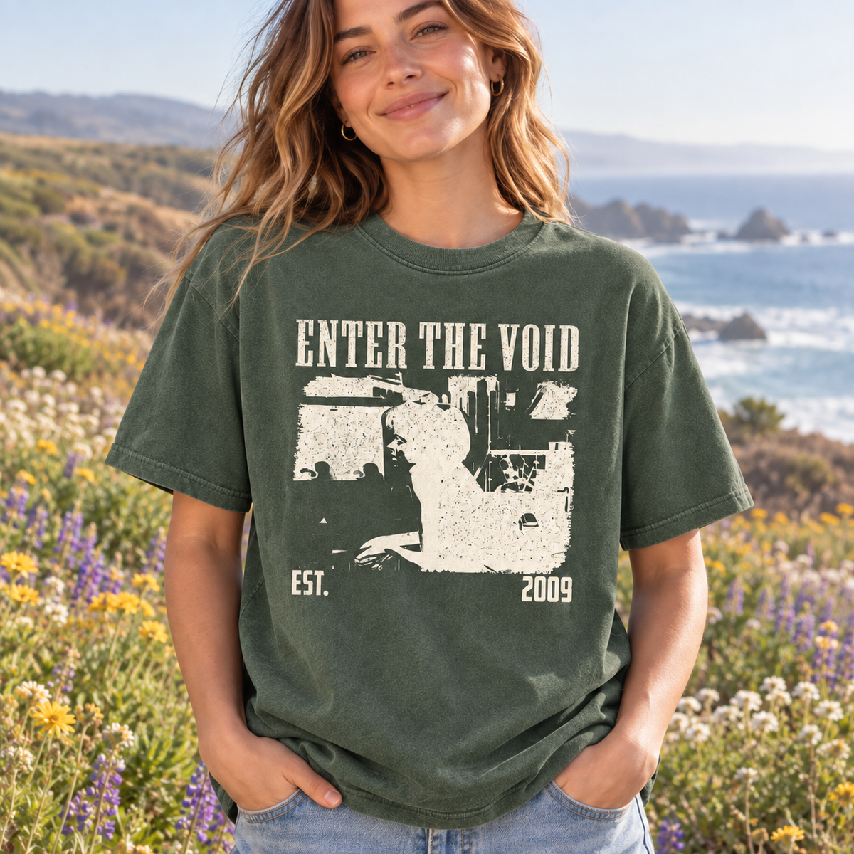 Enter the Void Movie T-Shirt, Retro Psychedelic Film Graphic Tee