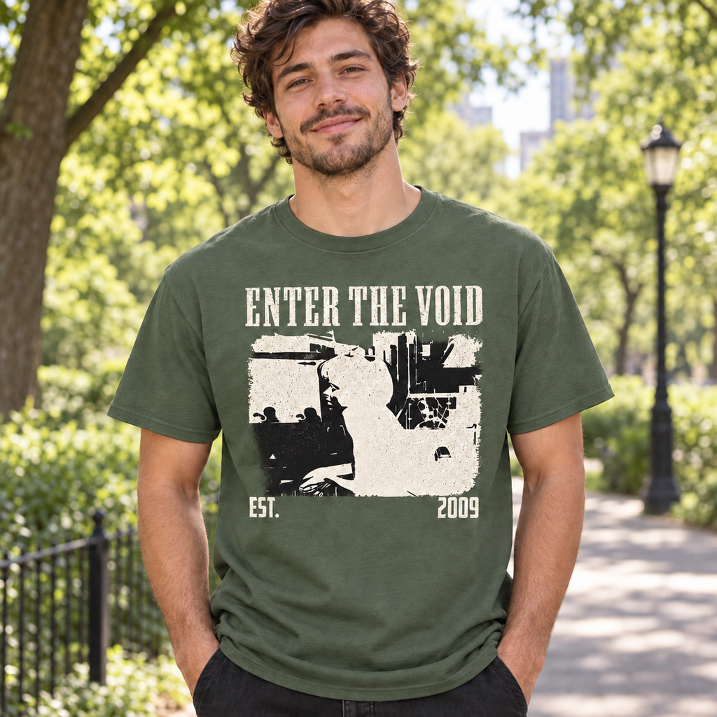 Enter the Void Movie T-Shirt, Retro Psychedelic Film Graphic Tee