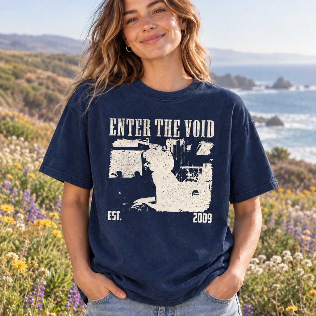 Enter the Void Movie T-Shirt, Retro Psychedelic Film Graphic Tee
