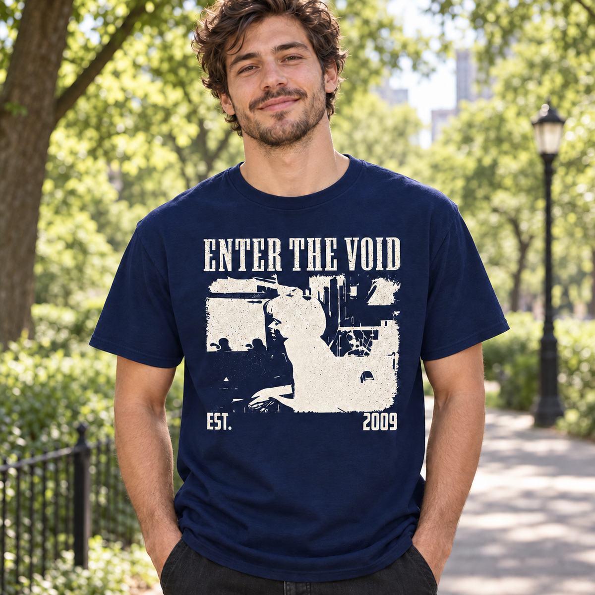 Enter the Void Movie T-Shirt, Retro Psychedelic Film Graphic Tee
