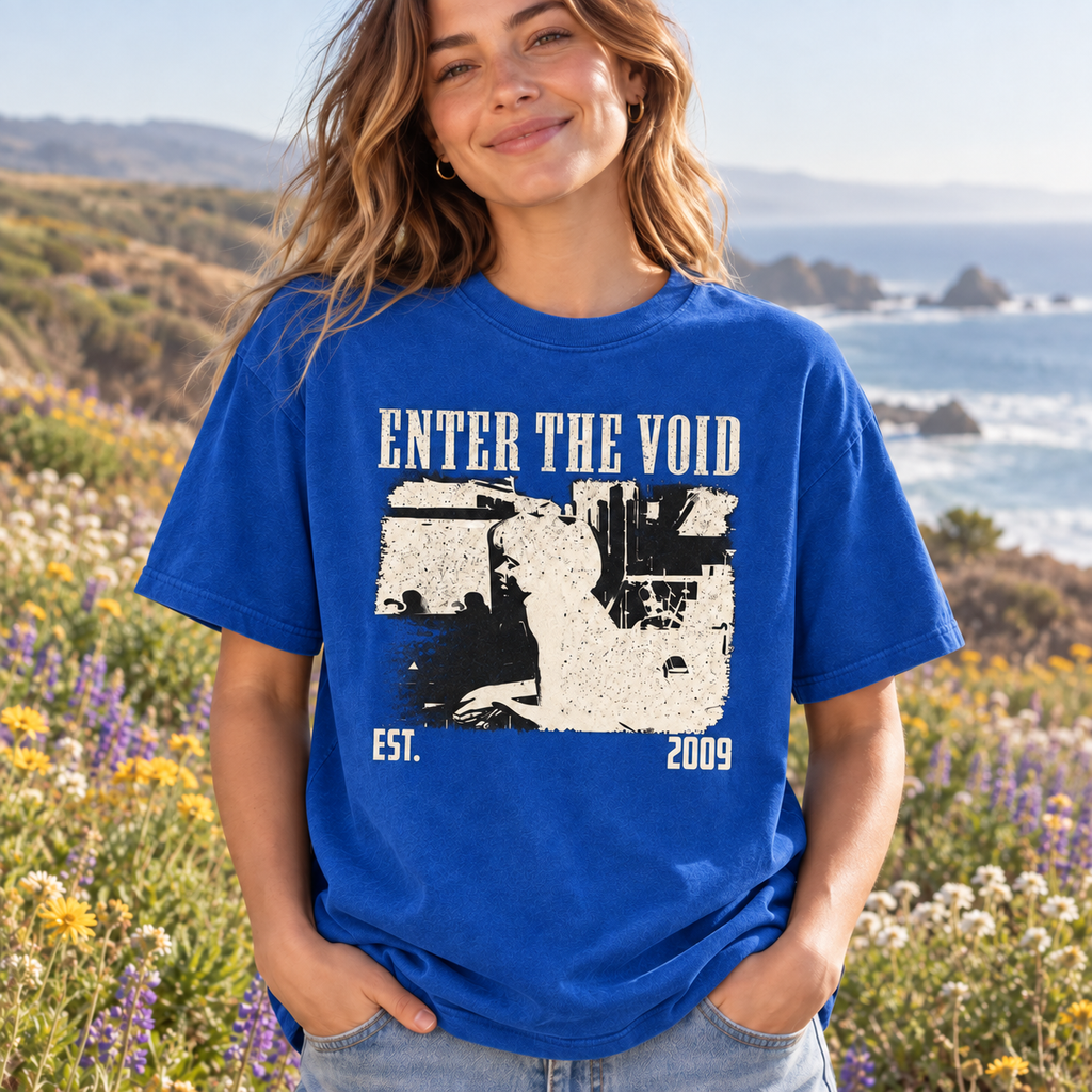 Enter the Void Movie T-Shirt, Retro Psychedelic Film Graphic Tee