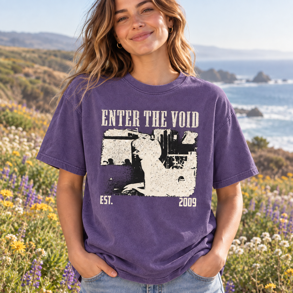 Enter the Void Movie T-Shirt, Retro Psychedelic Film Graphic Tee