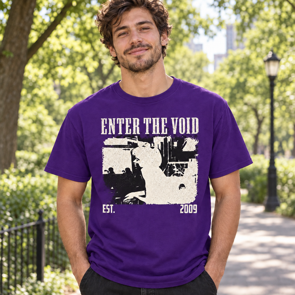 Enter the Void Movie T-Shirt, Retro Psychedelic Film Graphic Tee