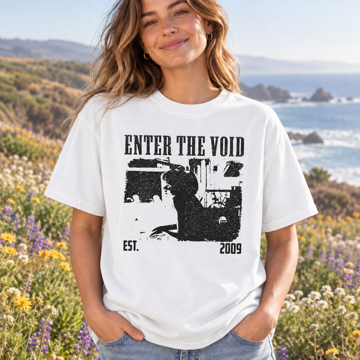 Enter the Void Movie T-Shirt, Retro Psychedelic Film Graphic Tee