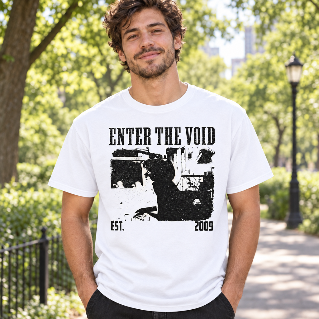 Enter the Void Movie T-Shirt, Retro Psychedelic Film Graphic Tee