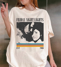 Friday Night Lights Retro Sunset T-Shirt, Vintage Football Graphic Tee