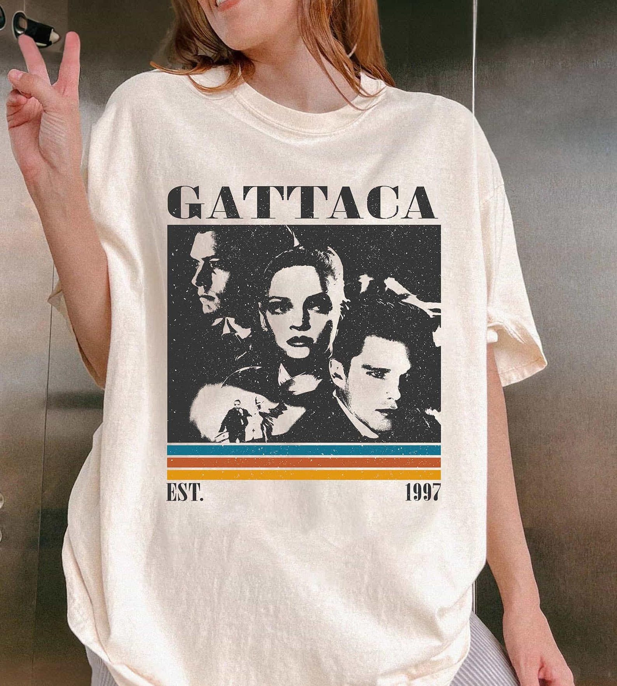 Gattaca 1997 Movie T-Shirt, Vintage Sci-Fi Film Graphic Tee, Retro Cinema Shirt