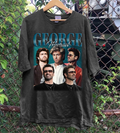 George Michael T-Shirt, 90s Retro Collage Graphic Tee, Vintage Music Fan Shirt