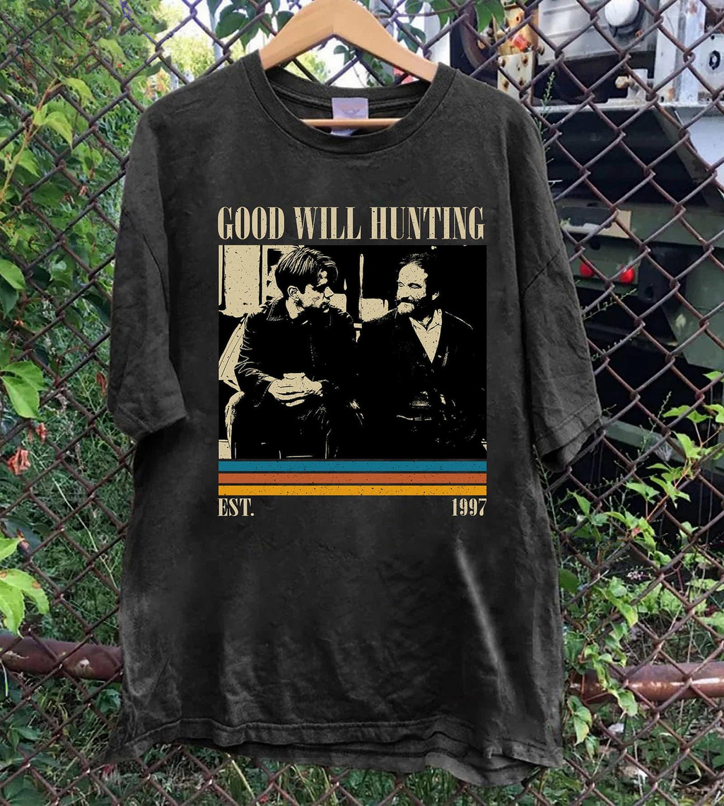 Good Will Hunting Retro T-Shirt, 1997 Classic Movie Graphic Tee, Vintage Film Fan Shirt