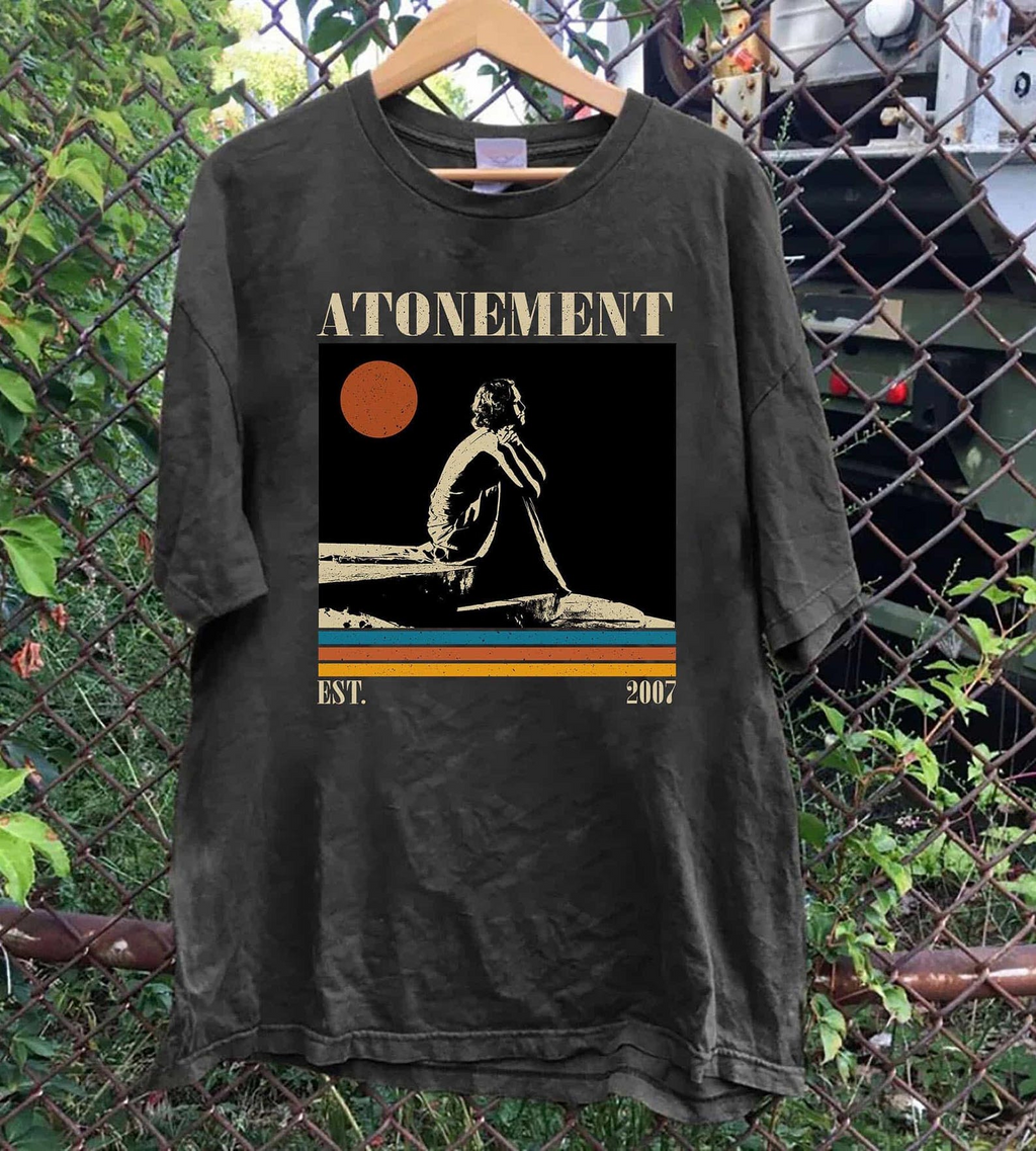 Atonement 2007 Movie T-Shirt, Retro Sunset Graphic Tee