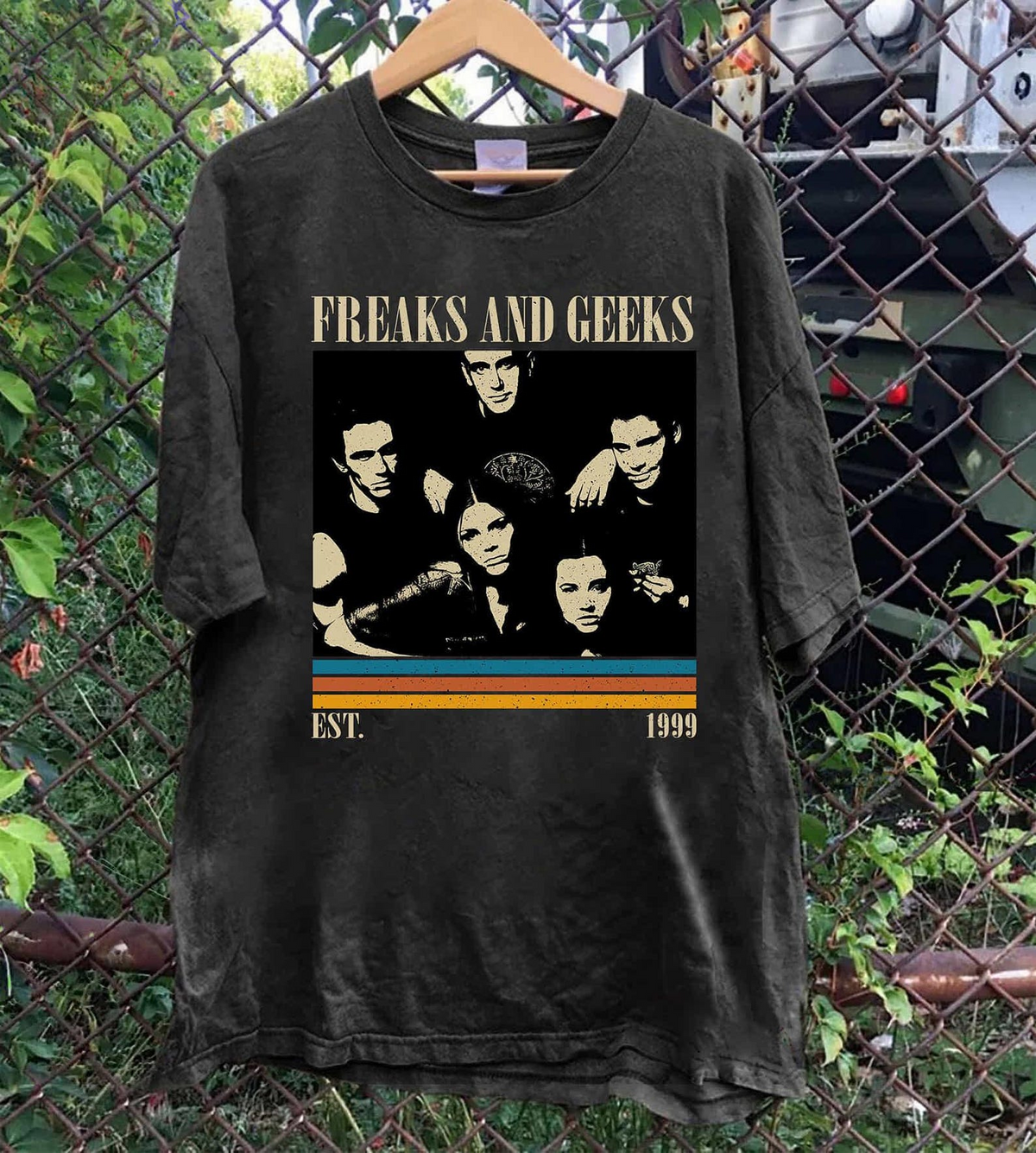 Freaks and Geeks T-Shirt, 90s Retro Cast Graphic Tee, Vintage TV Shirt