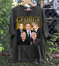 George Clooney T-Shirt, Vintage Hollywood Retro Collage Graphic Tee