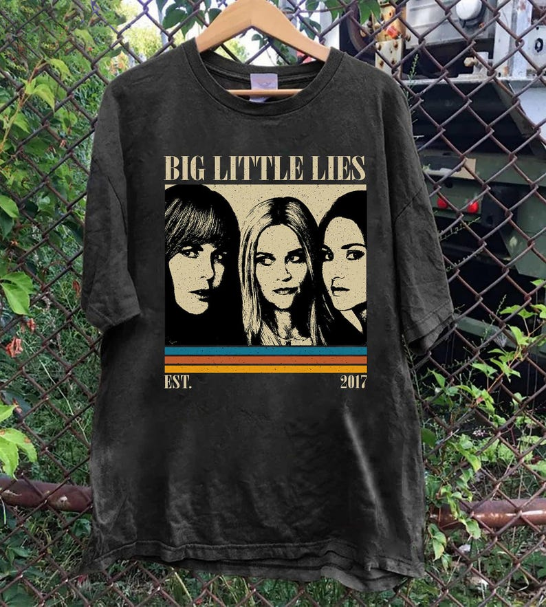 Big Little Lies Trio Retro Sunset T-Shirt, TV Drama Graphic Tee
