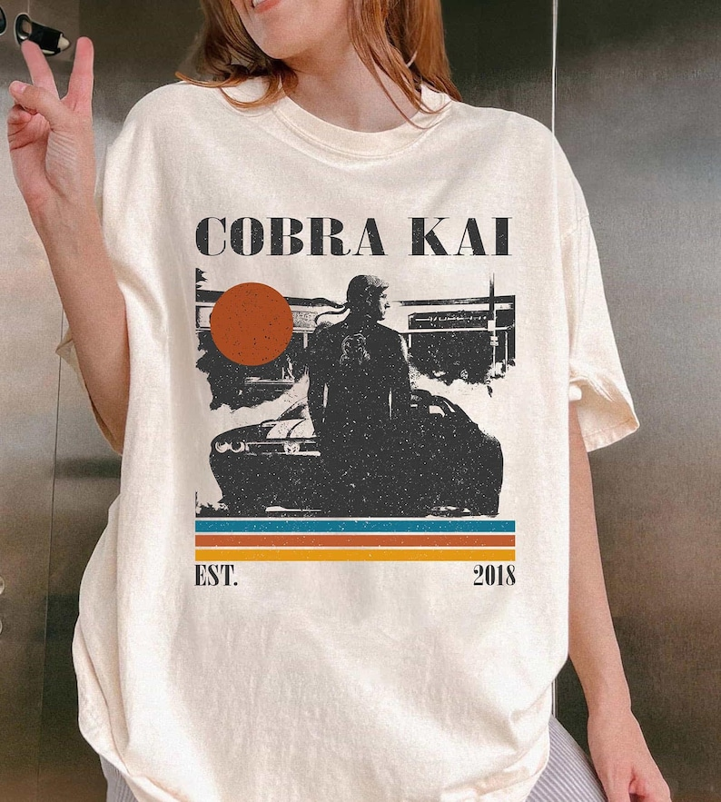 Cobra Kai Johnny Lawrence T-Shirt, Retro Karate Graphic Tee