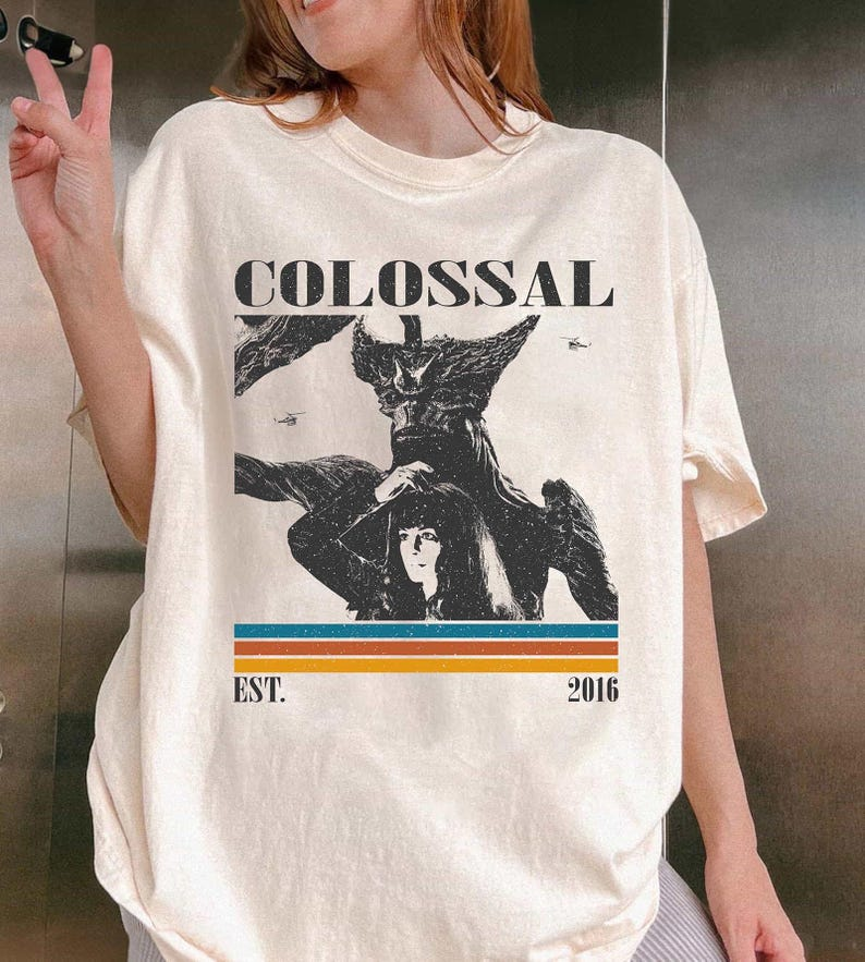 Colossal Movie T-Shirt, Vintage Kaiju Monster Graphic Tee