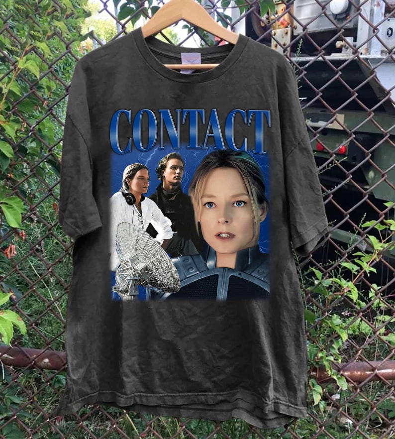 Contact Movie T-Shirt, Ellie Arroway Sci-Fi Graphic Tee
