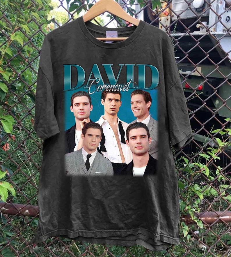 David Corenswet Collage T-Shirt, Vintage 90s Graphic Tee